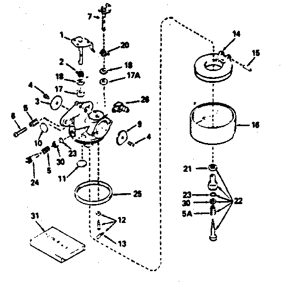 Carburetor no. 632399