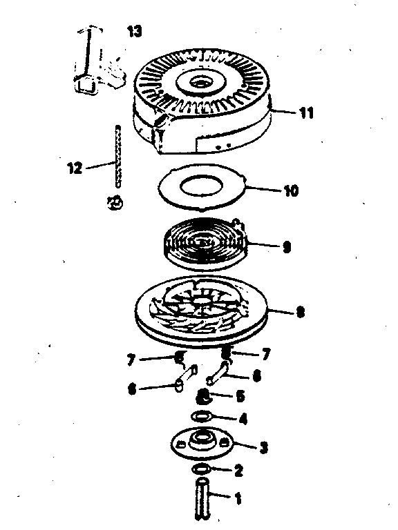 Rewind starter no. 590621