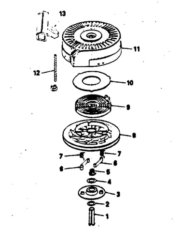 Rewind starter no. 590621