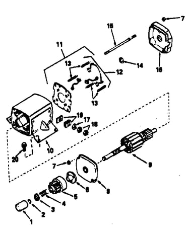 Starter motor