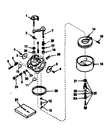 Carburetor no. 632325
