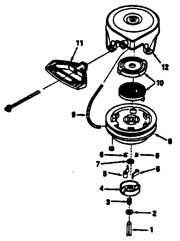 Rewind starter no. 590630