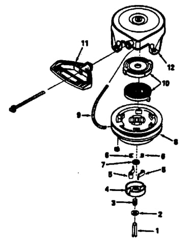 Rewind starter no. 590630
