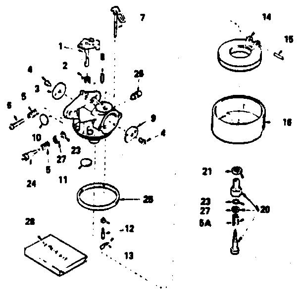 Carburetor no. 632334