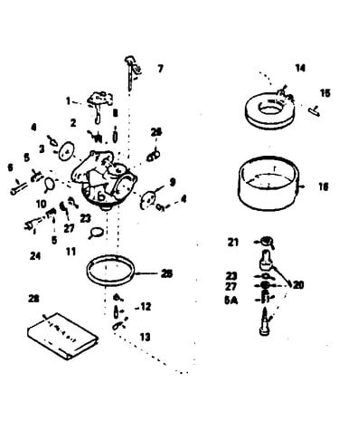 Carburetor no. 632334
