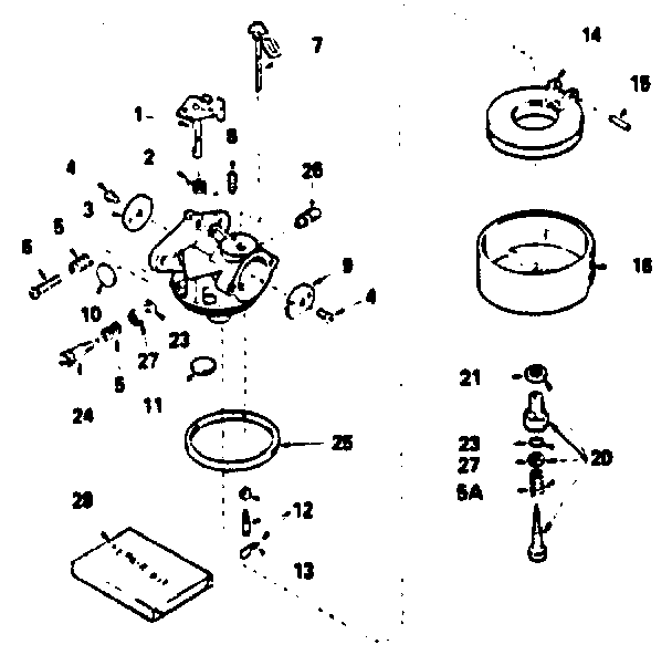 Carburetor no. 632334