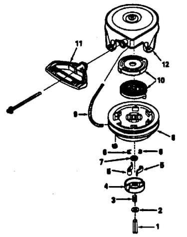 Rewind starter no. 590630