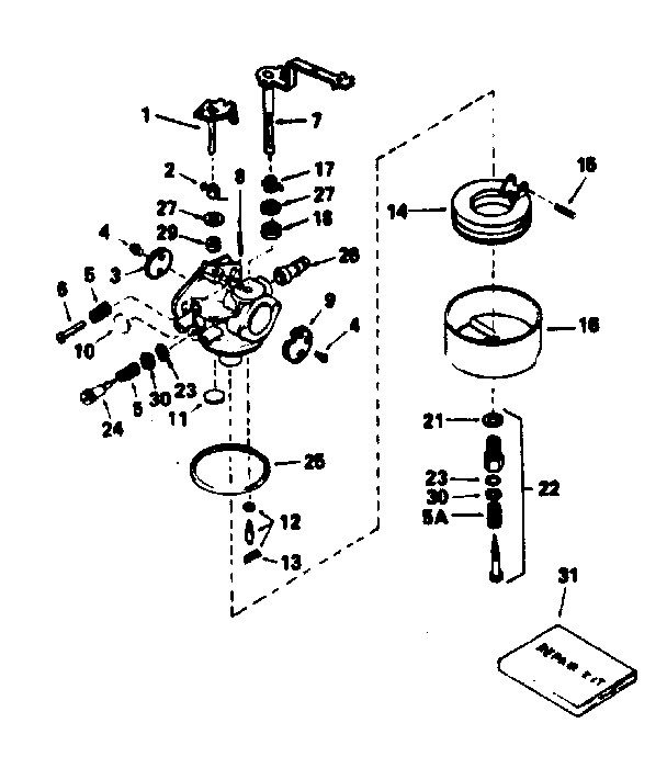 Carburetor no. 632242