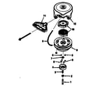 Craftsman 143796062 rewind starter no. 590630 diagram