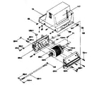 Craftsman 306233810 motor & shroud assemblies diagram