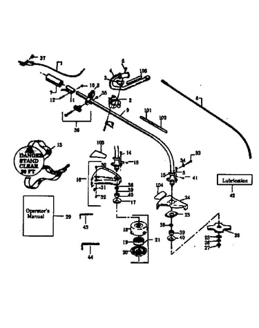 Drive shaft and cutting head