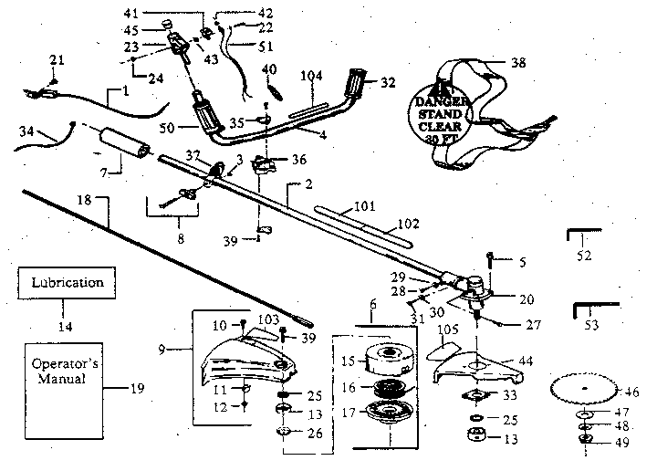 Drive shaft and cutting head