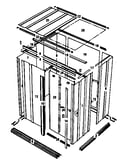 Model no. 697.684311 5'x4' storage building