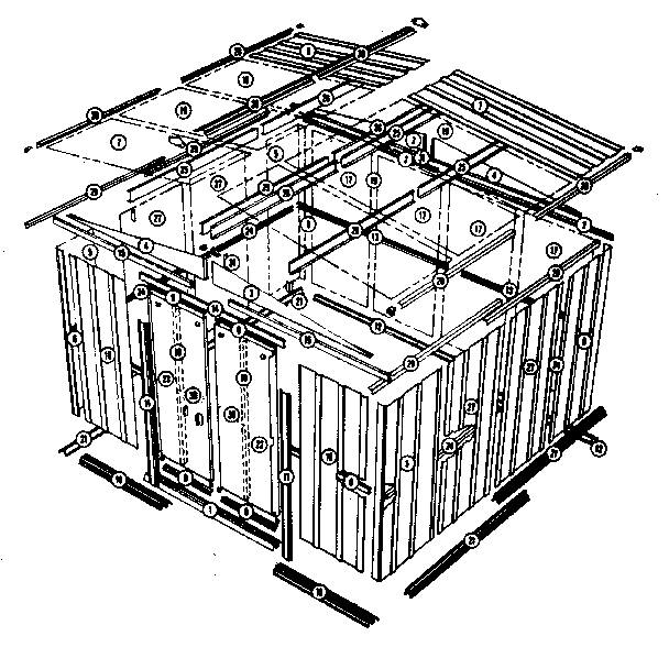 Model no. 697.685341 10'x9' storage building