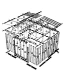 Model no. 697.685341 10'x9' storage building