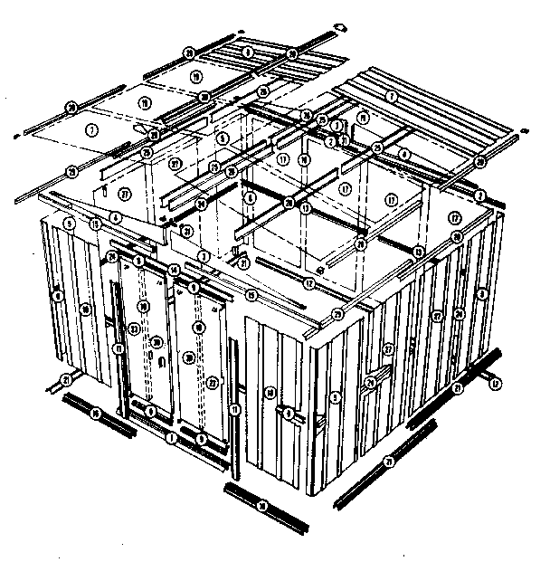 Model no. 697.685340 10'x9' storage building