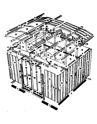 Model no. 697.686410 10'x9' storage building