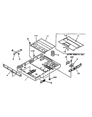 Figure 300 cassette (a4, b5, legal, letter, mini)