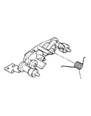 Figure 360 feeder roller assembly