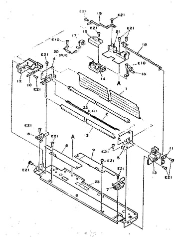 Figure 420 scanning lamp assembly
