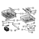 Kenmore 19495(1988) motor assembly-pump motor diagram