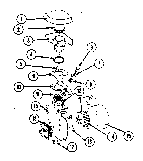 Motor assembly-blower