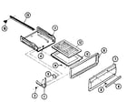 Tappan 30-3348-01 drawer diagram
