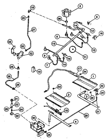 Burner section