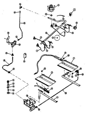 Burner section