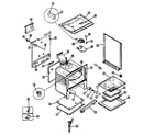 Kenmore 66331(1988) cabinet diagram