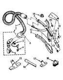 Hose and attachment parts