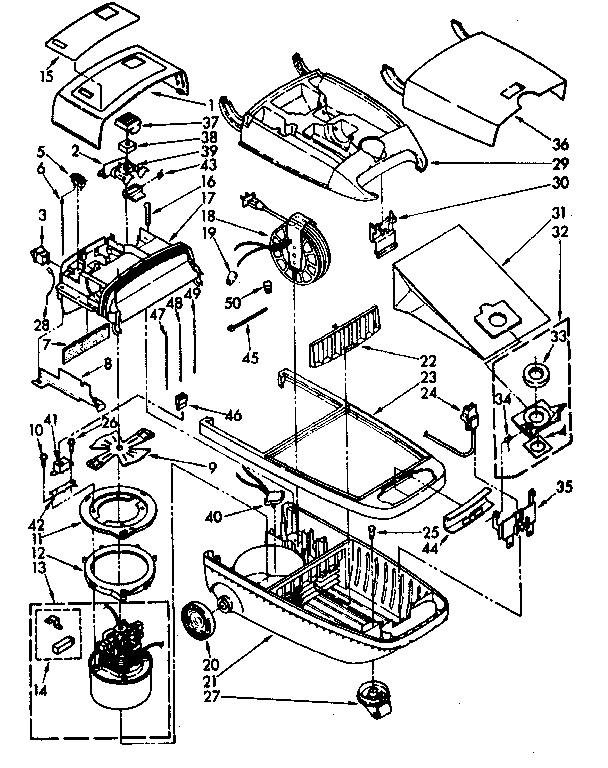 Vacuum cleaner parts