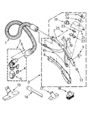 Hose and attachment parts
