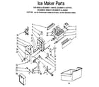 Kenmore 2538589121 ice maker diagram