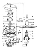 Motor, heater, and spray arm details