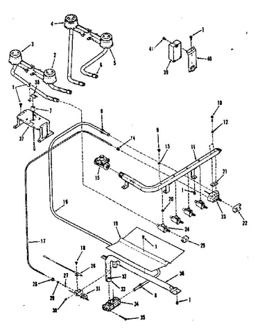 Burner section