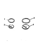 Procelain pan and chrome ring kit