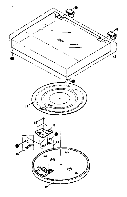 Dust cover and turntable