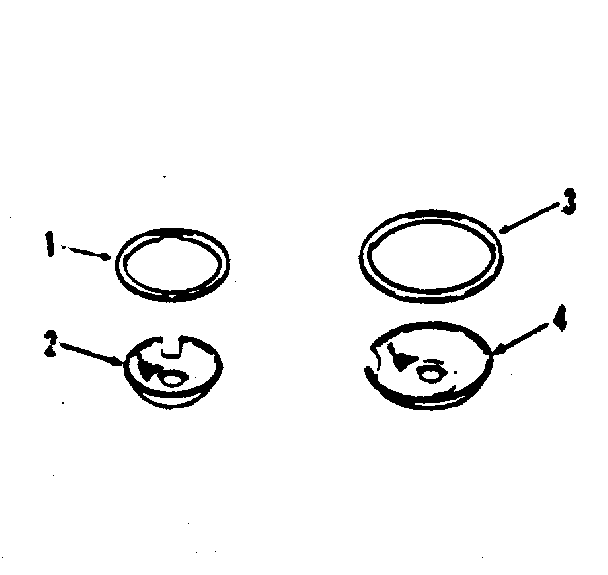 Porcelain pan and chrome ring kit
