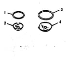 Kenmore 9114628810 porcelain pan and chrome ring kit diagram