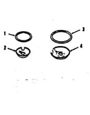 Porcelain pan and chrome ring kit