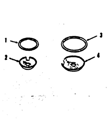 Porcelain pan and chrome ring kit