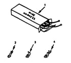 Kenmore 9114628810 wire harnesses and options diagram