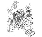 Kenmore 9114698810 oven body section diagram
