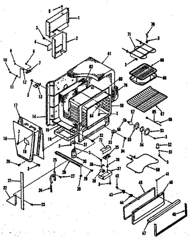 Oven body section