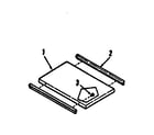 Kenmore 9114698810 griddle/grill cover module kit 4998510 diagram