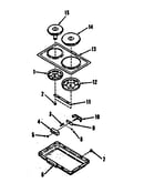 Electric hob element module kit 4998530 & 4998630