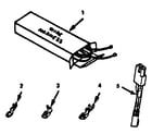 Kenmore 9114698812 wire harnesses and components diagram