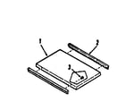 Kenmore 9114698812 griddle/grill cover module kit 4998510 diagram