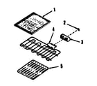 Kenmore 9114698812 electric grill module kit 4998640 diagram